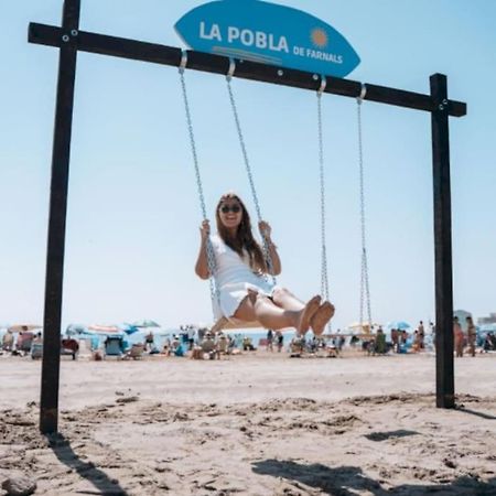 Coqueto Apartamento De Playa Con Piscina Y Terraza Valencia Bagian luar foto