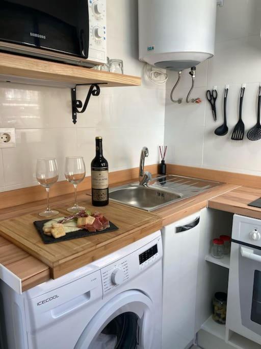 Coqueto Apartamento De Playa Con Piscina Y Terraza Valencia Bagian luar foto