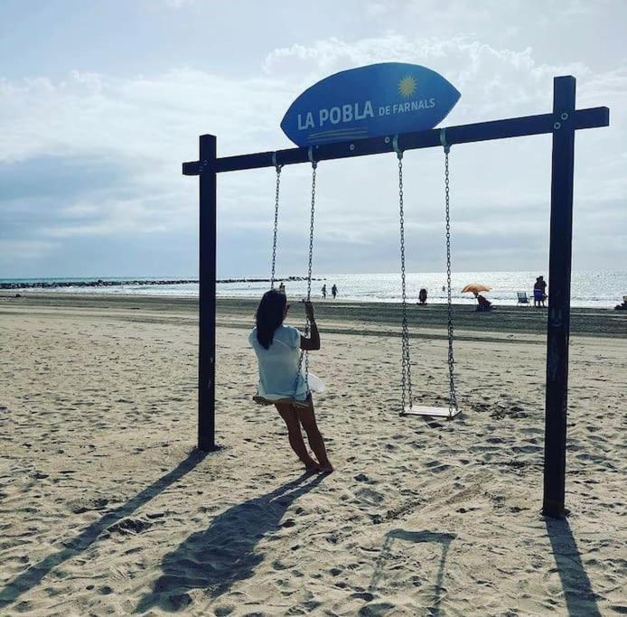Coqueto Apartamento De Playa Con Piscina Y Terraza Valencia Bagian luar foto